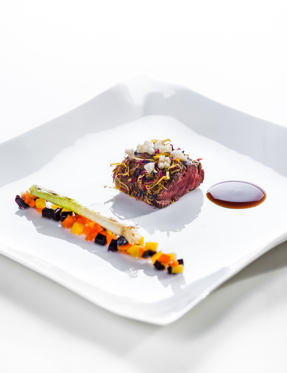 Filetto di cervo con riebel di patate