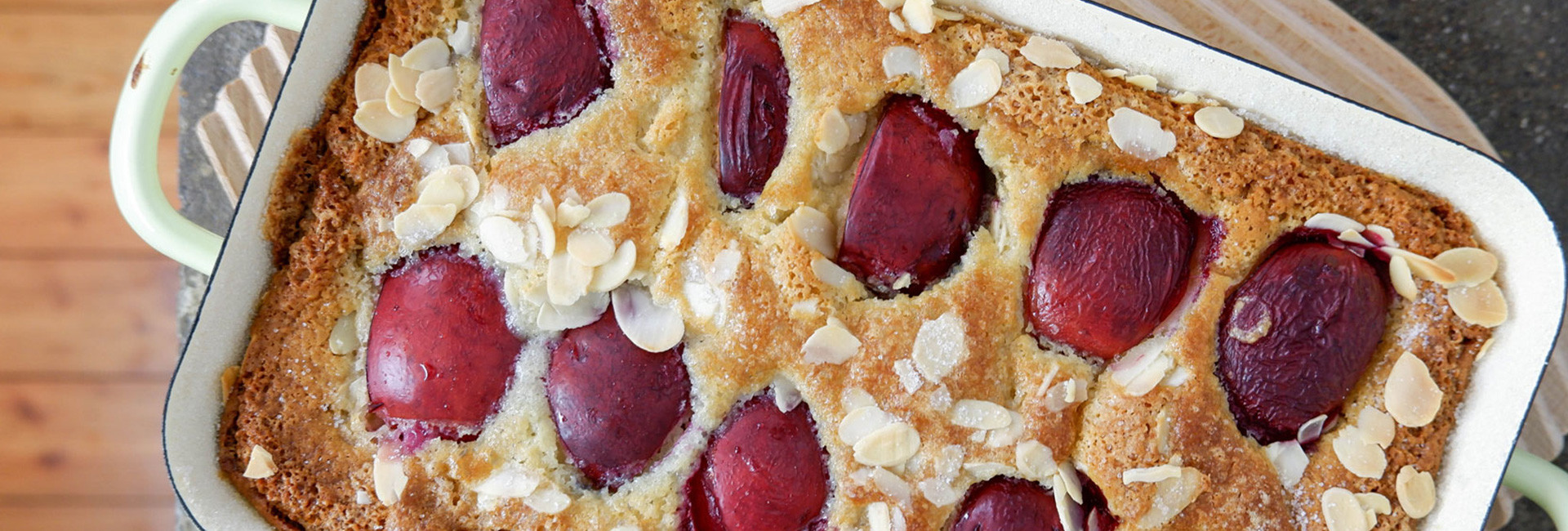 Torta soffice alle prugne